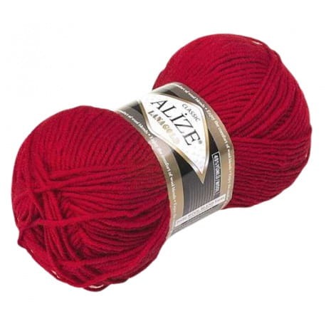 Alize Lanagold 56 czerwony