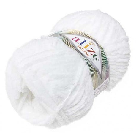 Alize Softy Plus 55 biały