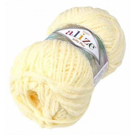 Alize Softy Plus 13 jasny żółty