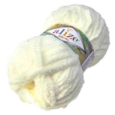 Alize Softy Plus 62 kremowy