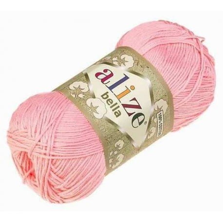 Alize Bella 32 pastelowy różowy (100g)