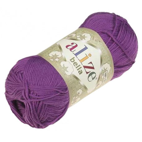 Alize Bella 45 ciemny fioletowy (50g)