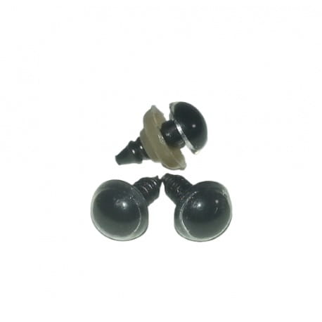 Oczy do maskotek 12mm przezroczyste 2szt.