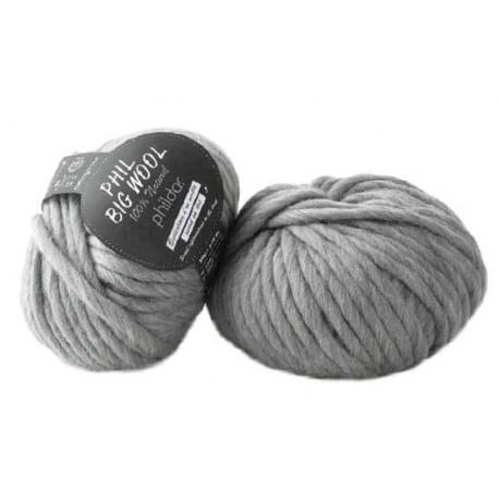 Phil Big Wool Phildar 0002 szary