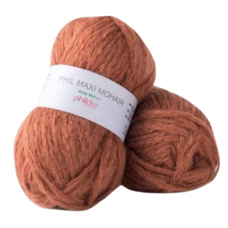 Phil Maxi Mohair PHILDAR 1333 brązowy