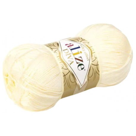 Alize Diva 01 kremowy
