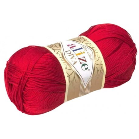 Alize Diva 106 czerwony
