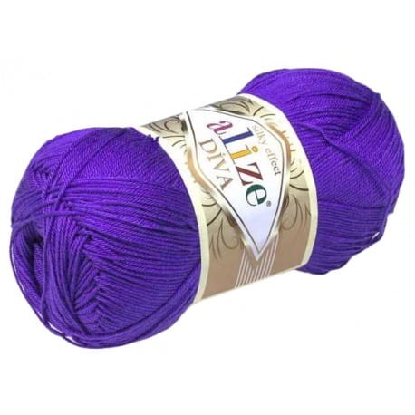 Alize Diva 252 ciemny fiolet