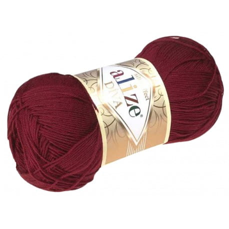Alize Diva 57 wiśniowy