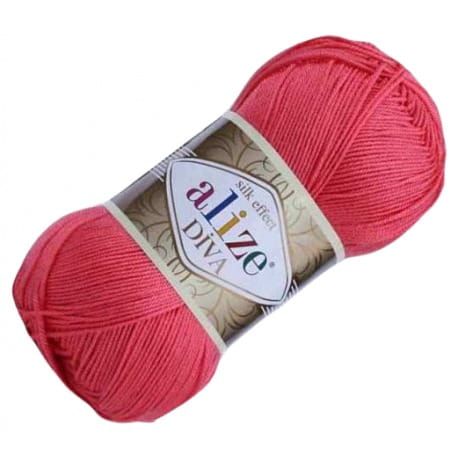 Alize Diva 661 ciemny koral