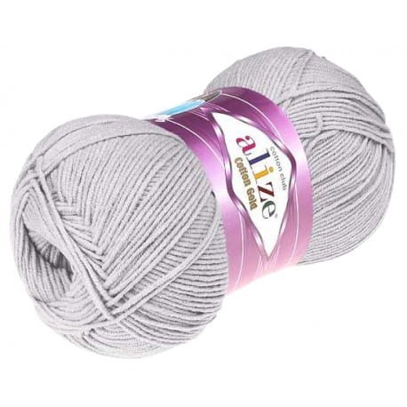 Alize Cotton Gold 200 popielaty