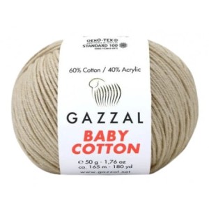 Gazzal Baby Cotton 3446 jasny beżowy