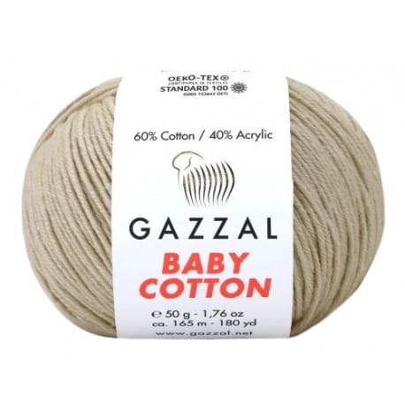 Gazzal Baby Cotton 3446 jasny beżowy