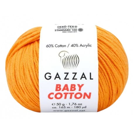 Gazzal Baby Cotton 3416 pomarańczowy
