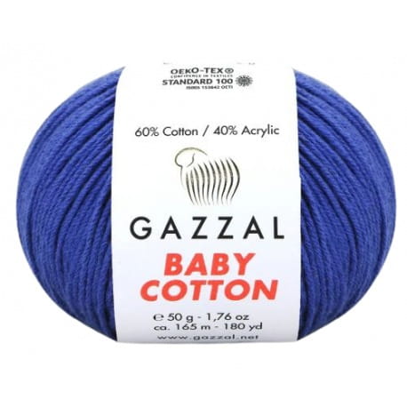 Gazzal Baby Cotton 3421 niebieski