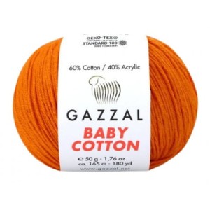 Gazzal Baby Cotton 3419 oranż