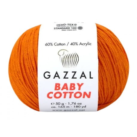 Gazzal Baby Cotton 3419 oranż