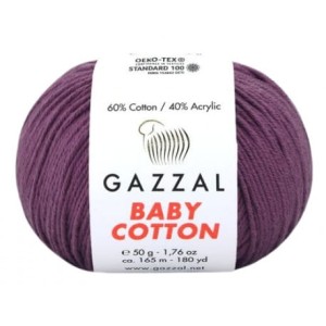 Gazzal Baby Cotton 3441 śliwkowy
