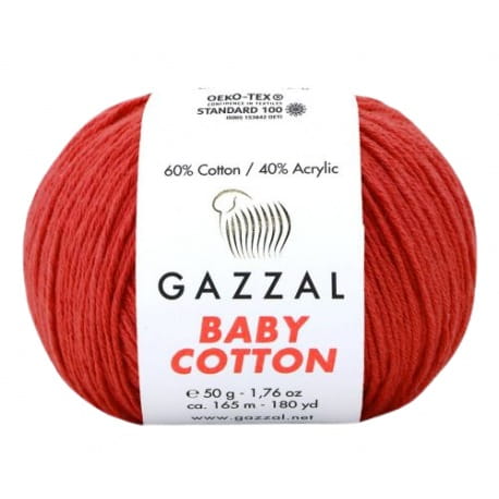 Gazzal Baby Cotton 3418 koralowy