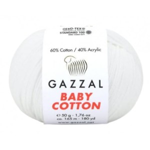 Gazzal Baby Cotton 3432 biały