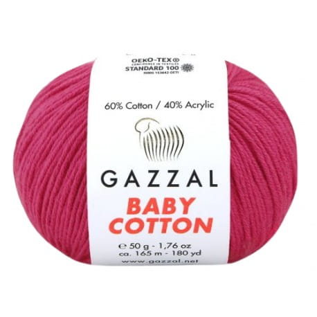 Gazzal Baby Cotton 3415 amarantowy