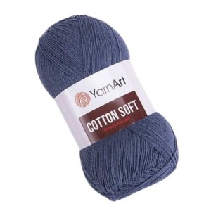 YarnArt Cotton Soft 45 granatowy