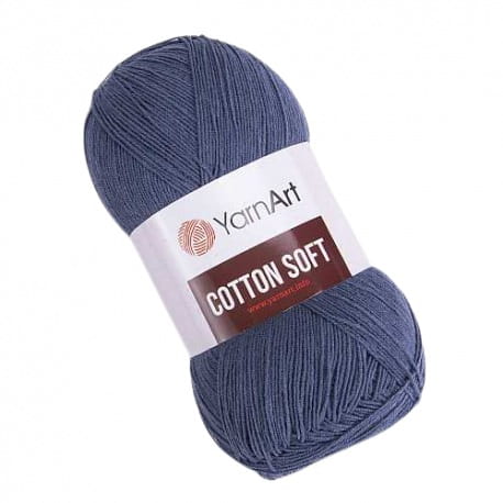 YarnArt Cotton Soft 45 granatowy