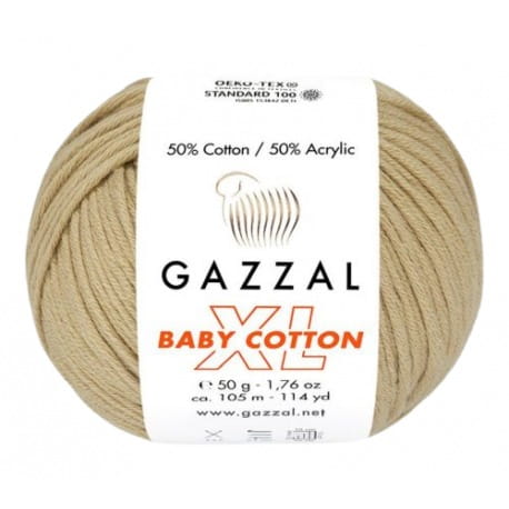 Gazzal Baby Cotton XL 3424 beżowy