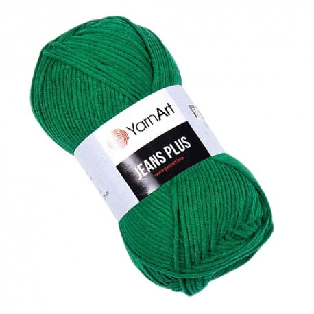 YarnArt Jeans Plus 52 zielony