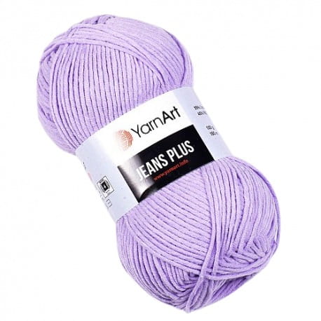 YarnArt Jeans Plus 89 jasny fiolet