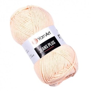YarnArt Jeans Plus 73 łososiowy