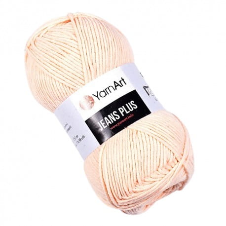YarnArt Jeans Plus 73 łososiowy