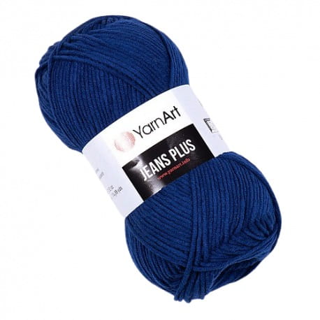 YarnArt Jeans Plus 54 granatowy