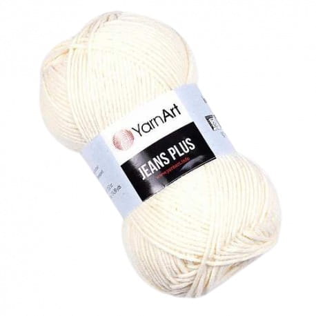 YarnArt Jeans Plus 03 ekri