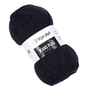 YarnArt Jeans Plus 53 czarny