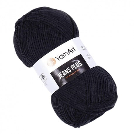 YarnArt Jeans Plus 53 czarny
