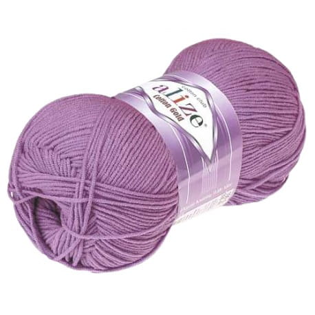 Alize Cotton Gold 43 fioletowy