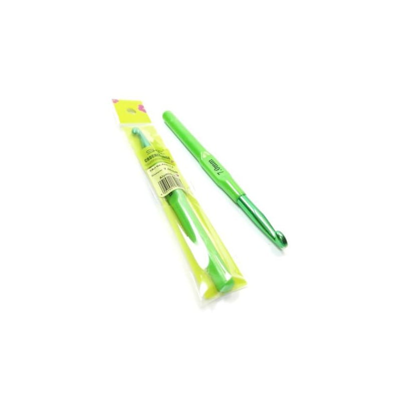 Szydełko aluminiowe z plastikową rączką SKC 7mm