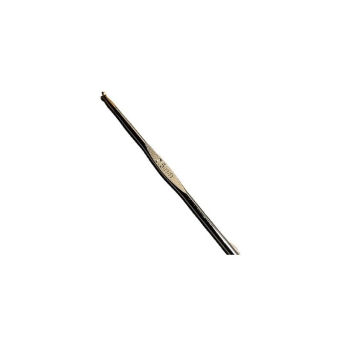 Szydełko złocone 12cm - 2,5mm