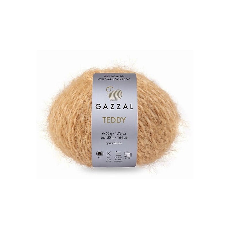 Gazzal Teddy 6539 musztardowy