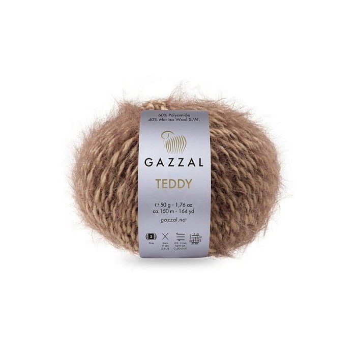 Gazzal Teddy 6540 kawa z mlekiem