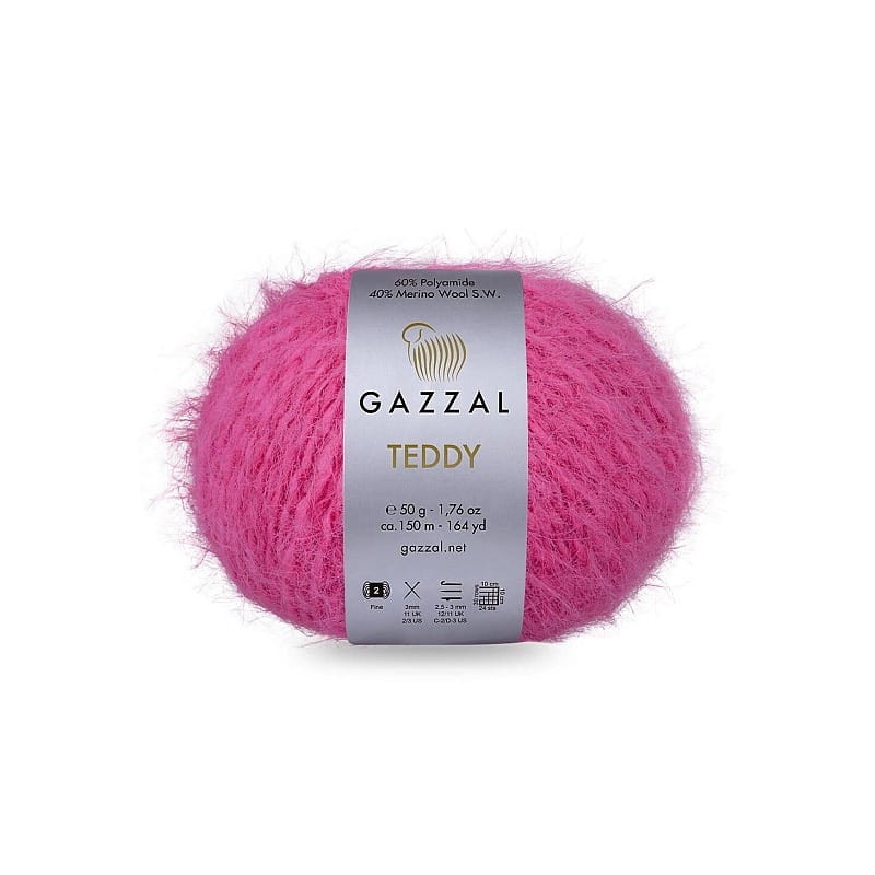Gazzal Teddy 6548 ciemny róż