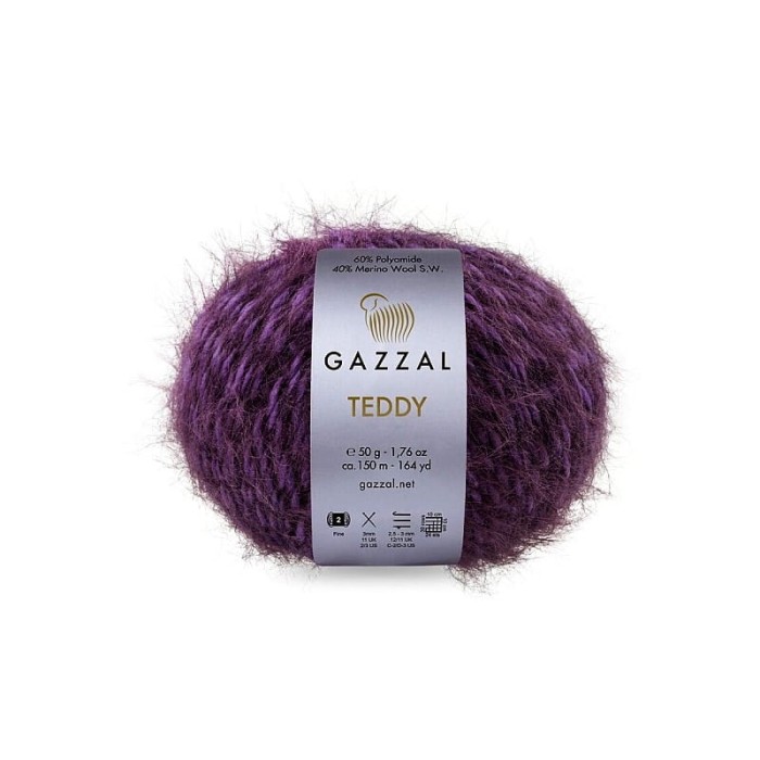 Gazzal Teddy 6553 śliwkowy