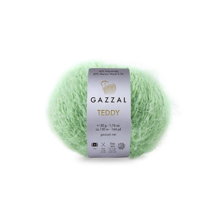 Gazzal Teddy 6555 jasny zielony