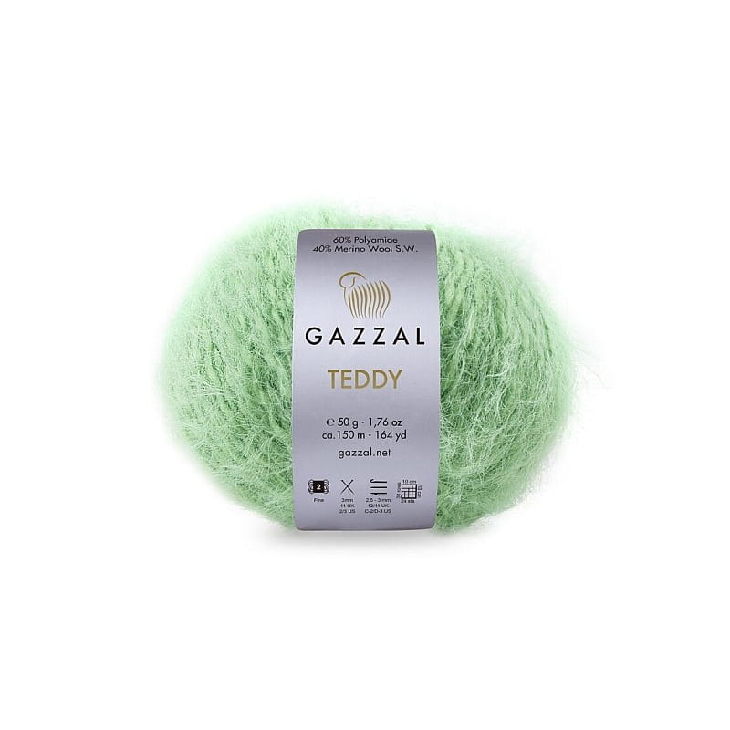 Gazzal Teddy 6555 jasny zielony