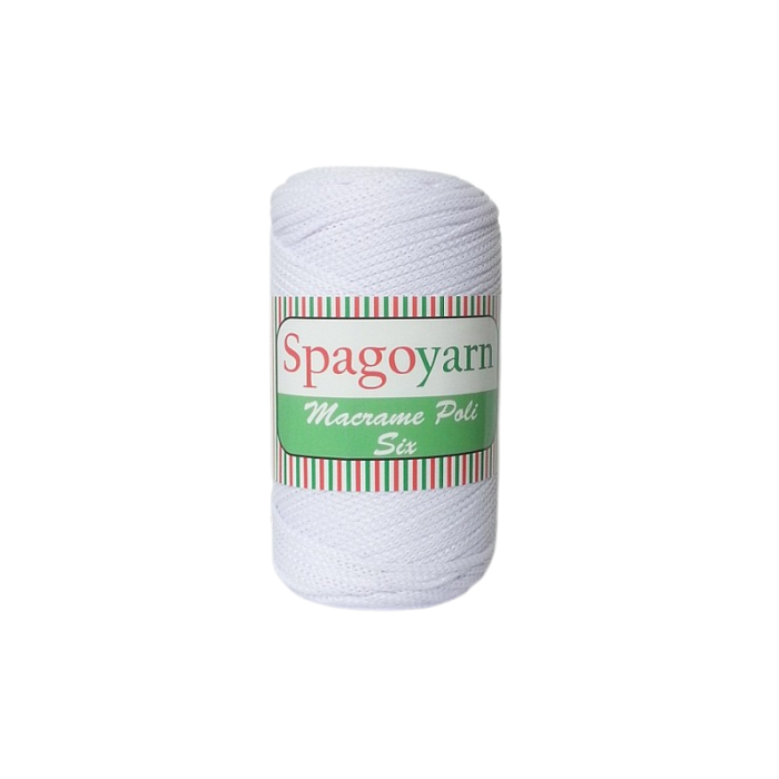 SpagoYarn Poly 6 biały 05