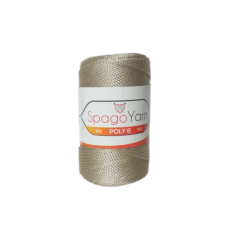 SpagoYarn Poly 6 beżowy SY037