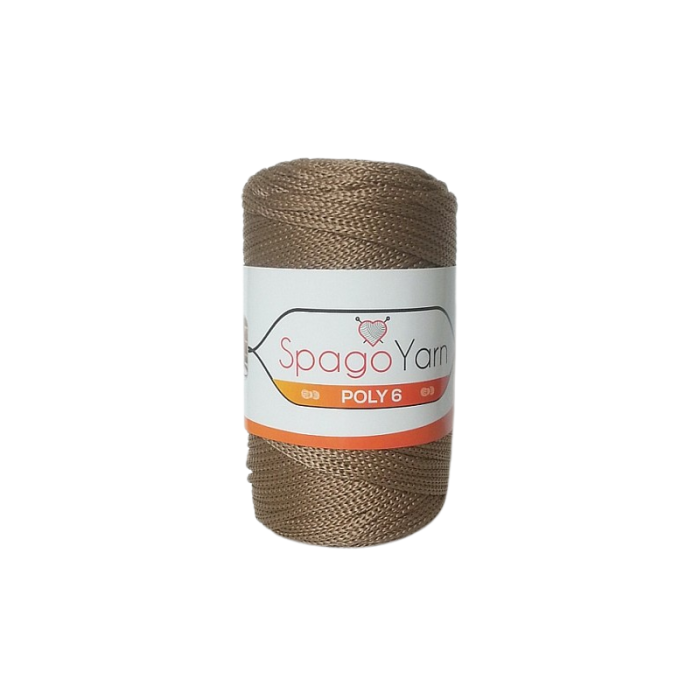SpagoYarn Poly 6 kawa z mlekiem SY039