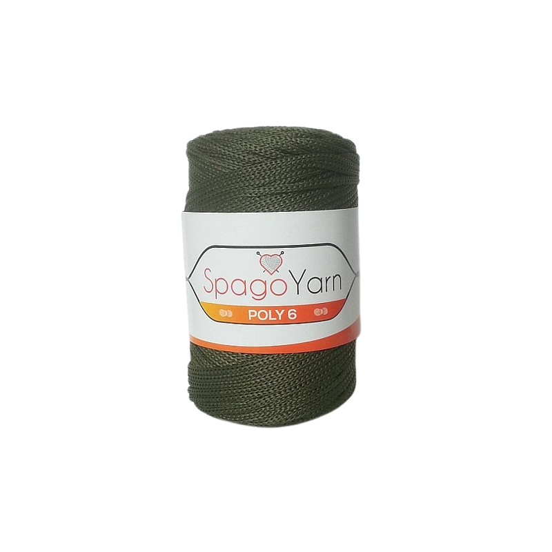 SpagoYarn Poly 6 zgniła zieleń SY193
