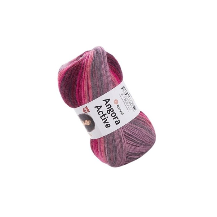 YarnArt Angora Active 841 róże i szarości